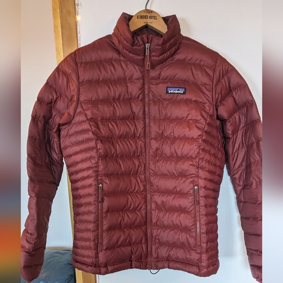 Patagonia Down Sweater - red SZ S - Picture 2 of 5